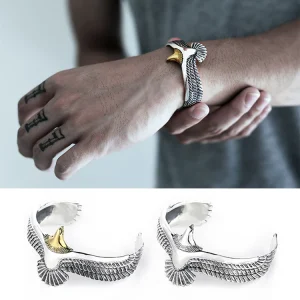 Silver Eagle Bracelet – Bold Style, Fearless Spirit