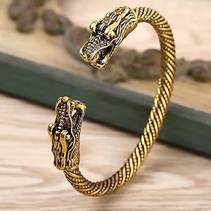 Double Dragon Head Bracelet – Power, Protection & Prestige